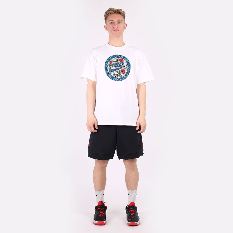 мужская белая футболка Nike Giannis Swoosh Freak Basketball T-Shirt DD0771-100 - цена, описание, фото 5